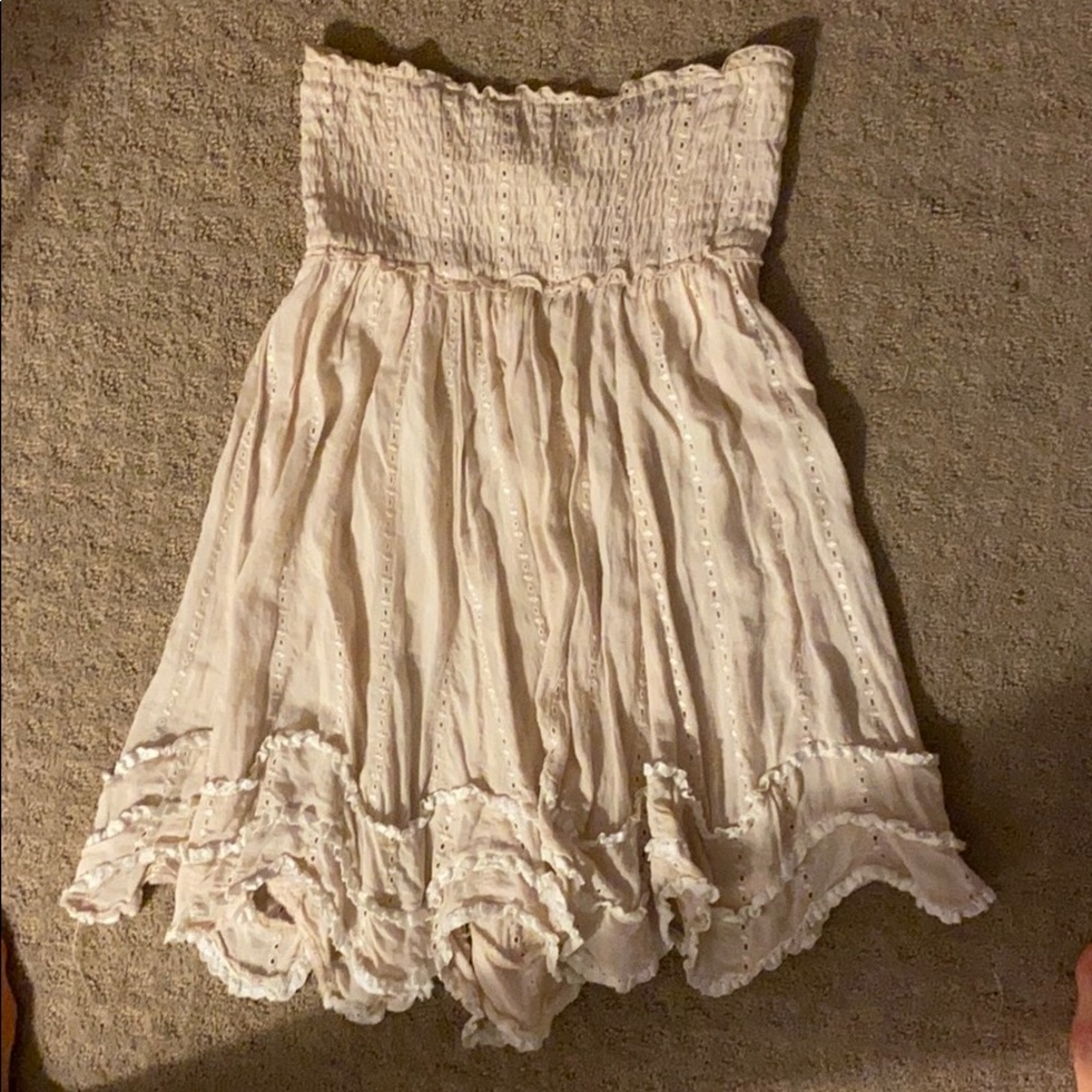 FREE PEOPLE STRAPLESS SHIRT/ DRESS